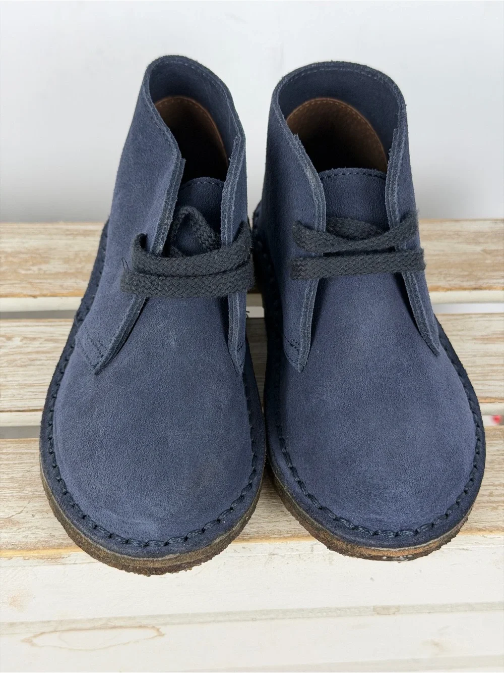 Crewcuts MacAlister boots classic chukka silhouette Kids size K8 Made in Italy